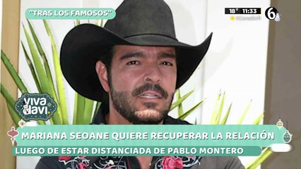 Mariana Seoane busca recuperar su relación con Pablo Montero