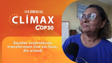 Sacolas sustentáveis transformam lixo em luxo, diz artesã