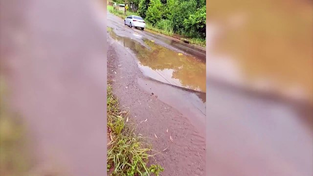 Moradores cobram por melhorias na baixada da Rua Universitária, em Cascavel