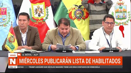 MIÉRCOLES PUBLICAN LISTAS DE HABILITADOS PARA VOCALES DEL TSE