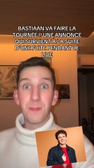 BASTIAAN VA FAIRE LA TOURNÉE | STAR ACADEMY 2025 ⭐️