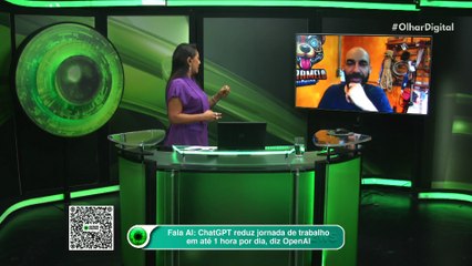 Fala AI ChatGPT reduz jornada de trabalho em até 1 hora por dia, diz OpenAI