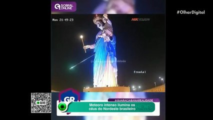 Meteoro intenso ilumina os céus do Nordeste brasileiro