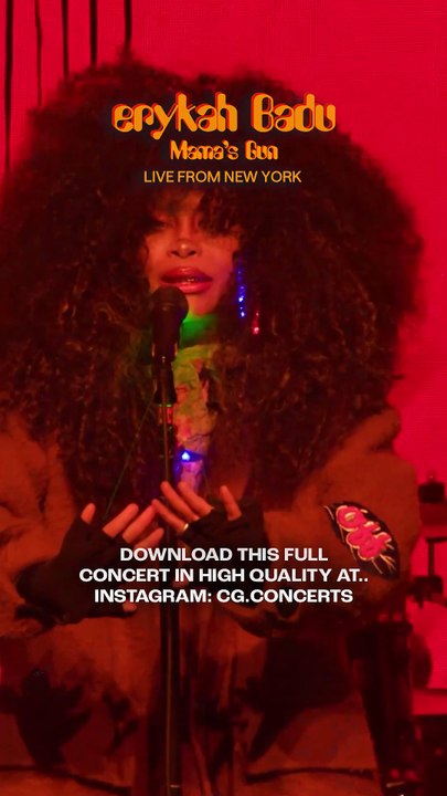 Erykah Badu Mama's Gun, Live from New York - 4K #erykahbadu #mamasgun #4k #newyork