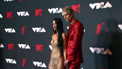 Megan Fox & Fiancé Machine Gun Kelly Show Off Matching Pedicures During Sexy Bath Together