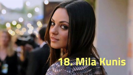 The most beautiful actresses in Hollywood