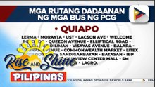PCG, may libreng sakay sa kanilang mga bus ngayong araw hanggang bukas sa kabila ng transport strike
