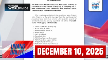 Unang Balita sa Unang Hirit: (Part 1) DECEMBER 10, 2025 [HD]