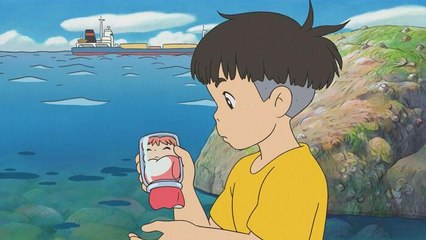 Ponyo sur la falaise