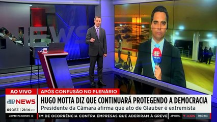 Hugo Motta se posiciona após expulsão de Glauber Braga: "Continuaremos protegendo a democracia"
