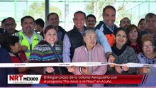 Entregan plaza de la colonia Aeropuerto con el programa ‘’por amor a mi plaza’’