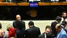 Trifulca en la Cámara de Diputados de Brasil