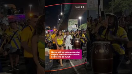 Mayara Lima esbanja samba no pé e viraliza como Rainha de Bateria da Tuiuti #shorts