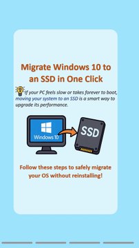 Migrate Windows 10 to SSD in One Click (Fast & Safe Guide!)