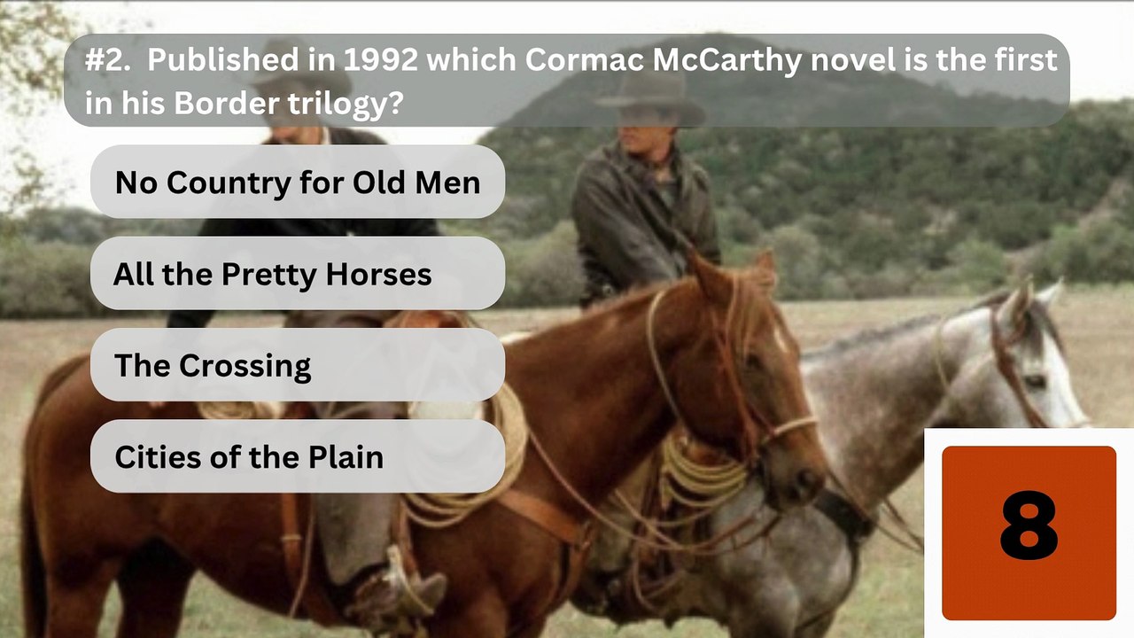 The Wild Western Book Quiz