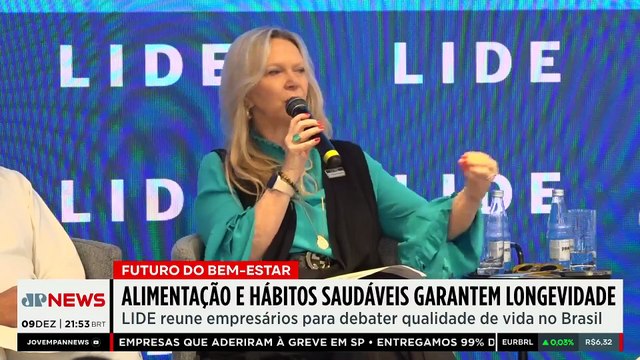 LIDE reúne líderes empresariais para debater a importância da alimentação e hábitos saudáveis