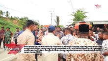 Momen Prabowo Makan Masakan Warga Pengungsi Saat Cek Dapur di Aceh, Pastikan Gizi Dan Kelayakan