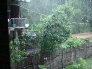 Le bruit de la pluie...