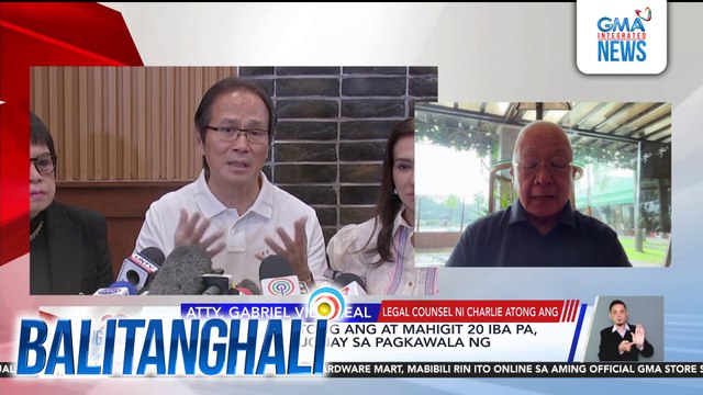 Panayam kay Atty. Gabriel Villareal, Legal Counsel ni Charlie Atong Ang | Balitanghali
