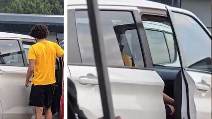 César 'Chino' Huerta es captado en el CAR como parte de su rehabilitación tras lesión