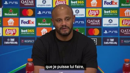 Bayern - Kompany : "Lennart Karl a déjà joué de meilleurs matchs"