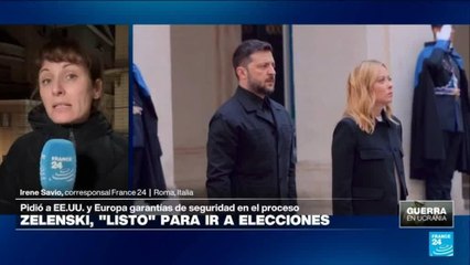 Informe desde Roma: Zelenski viaja a Roma, responde a EE. UU. y pone en consulta plan de Trump