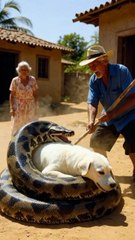 Grandpa vs Python: A Heroic Rescue You Won’t Believe!”