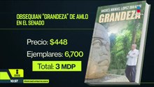 Regalan ejemplares del último libro de AMLO a la bancada morenista del Senado