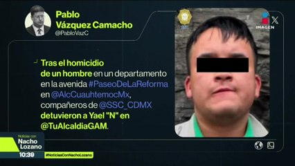 Detuvieron en la CDMX a un hombre vinculado al asesinato del regidor de Reynosa, Brayan Vicente