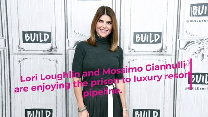 Mossimo Giannulli Goes Shirtless In Swimsuit & Lori Loughlin Rocks Beach Coverup In Cabo