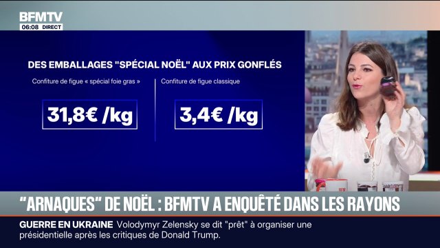 Repas de fêtes: attention aux produits spécial Noël souvent plus coûteux que les produits habituels