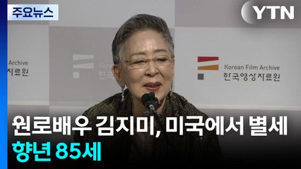 원로배우 김지미, 미국에서 별세...영화인장 준비 / YTN