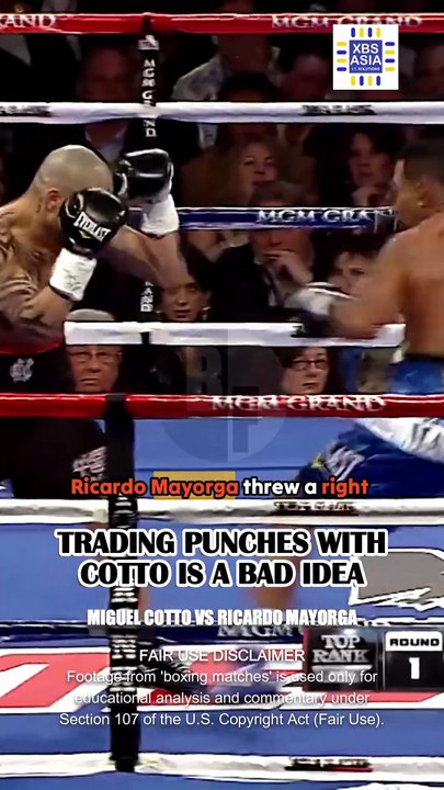 When BOTH THREW! Only Miguel Cotto CONNECTED with POWER!