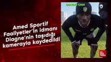 Amed Sportif Faaliyetler'in idmanı Diagne'nin taşıdığı kamerayla kaydedildi