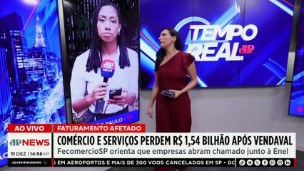 Apagão em SP: Comércio e serviços perdem R$ 1,54 bilhões após vendaval | TEMPO REAL