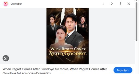 When Regret Comes After Goodbye Drama Movies English Sub