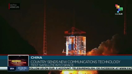 China: Country sends new communications technology test satellite into space