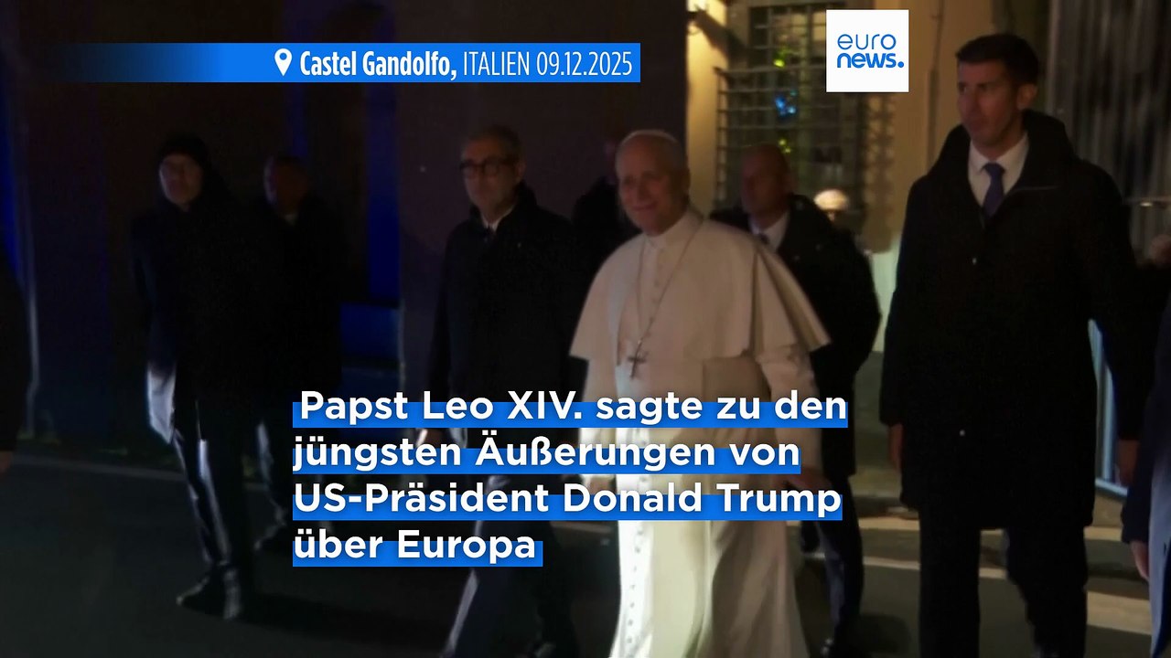 Papst leo: trump versucht, das bündnis zwischen europa und den usa „auseinanderzubrechen“