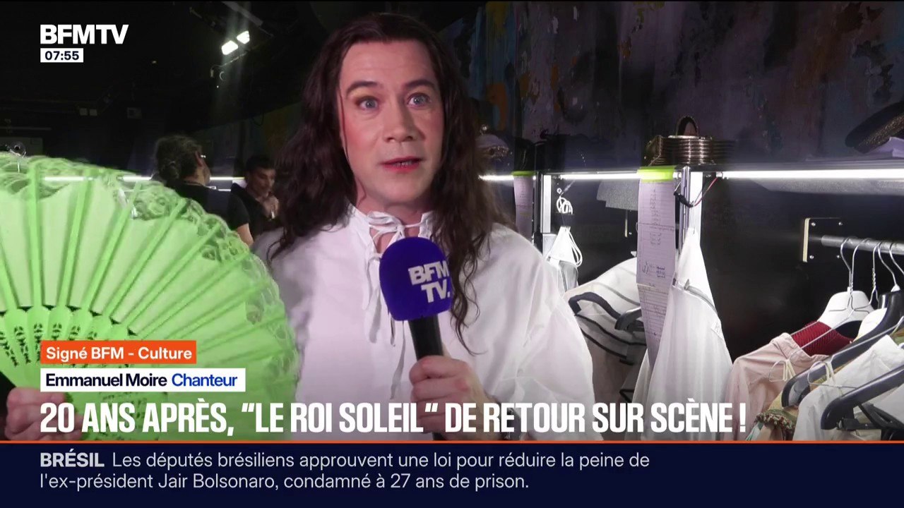 "Beaucoup de change ont changé": 20 ans après, le Roi Soleil est de retour sur scène au Dôme de Paris