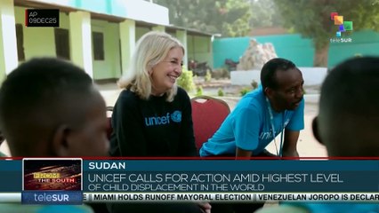 UNICEF calls for action amid highest level of child displacement in the world