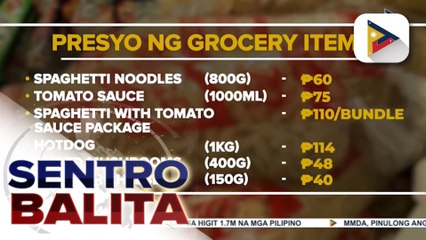Presyo ng Noche Buena items, nananatiling stable; ilan nating mga kababayan, maaga nang namili | ulat ni Vel Custodio