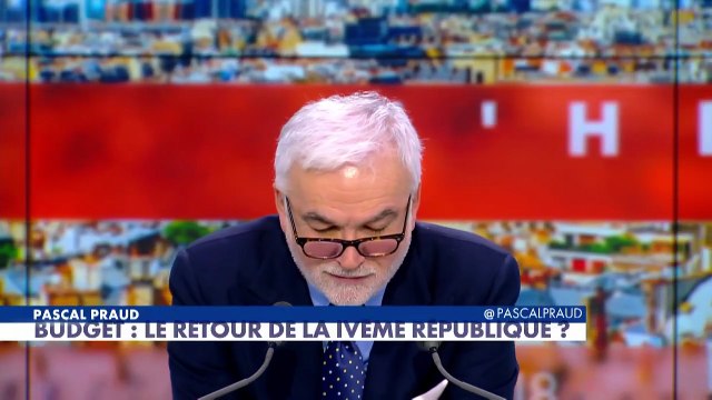 Édito Pascal Praud - Le vote sur le projet de loi de financement de la Sécurité sociale
