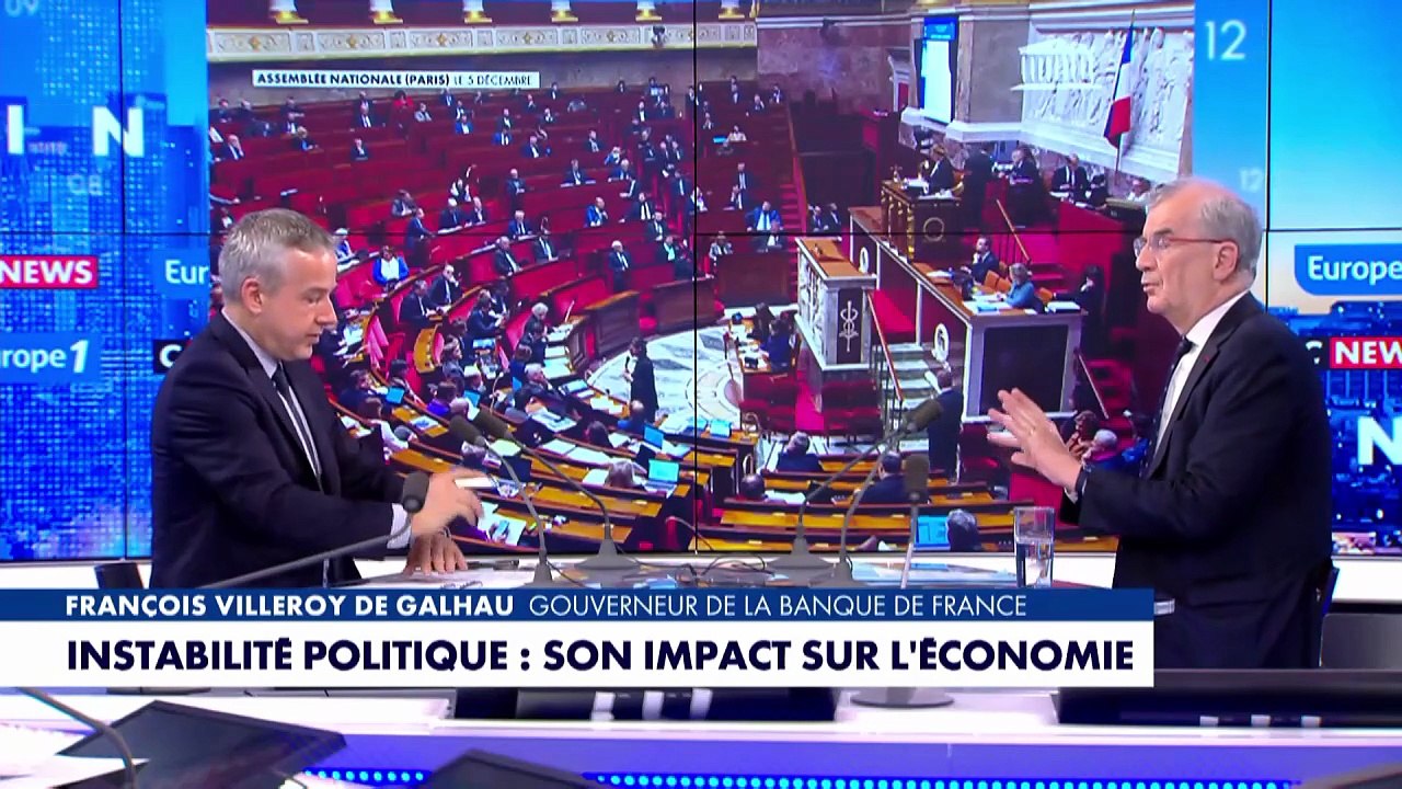 «L'incertitude est l'ennemie de la croissance», insiste le gouverneur de la Banque de France, François Villeroy de Galhau