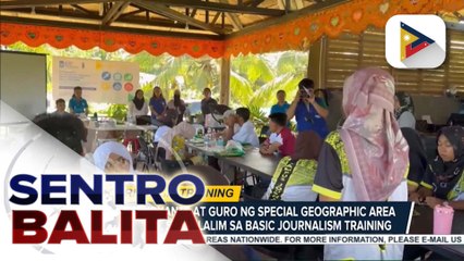 Mga estudyante at guro ng special geographic area ng BARMM, sumailalim sa basic journalism training | ulat ni Crisver Hinayon- PIA SOCCSKSARGEN