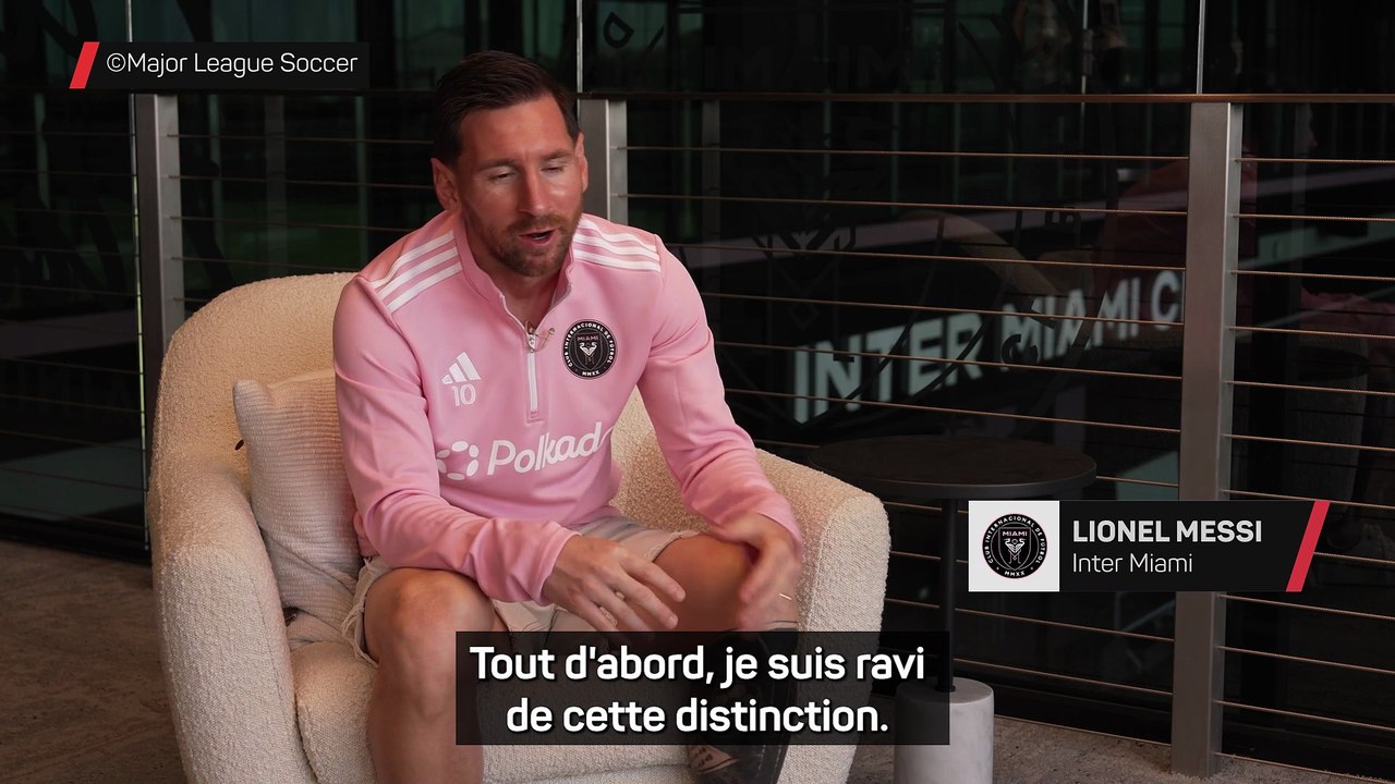 MVP de MLS pour la 2ème saison de suite, Messi remercie ses coéquipiers