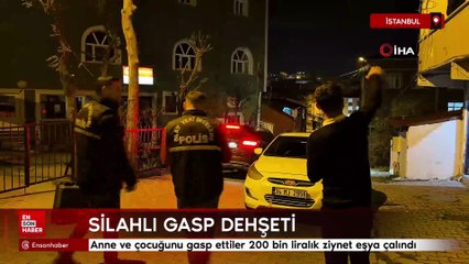 İstanbul Arnavutköy'de silahlı gasp: 200 bin liralık ziynet eşya çalındı