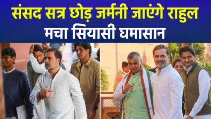 संसद का शीतकालीन सत्र छोड़ जर्मनी जाएंगे राहुल गांधी, बीजेपी ने बोला हमला