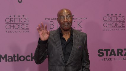 Delroy Lindo attends the red carpet at the 8th annual celebration of Black Cinema & Television