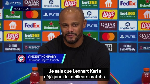 Kompany : Lennard Karl a déjà joué de meilleurs matchs