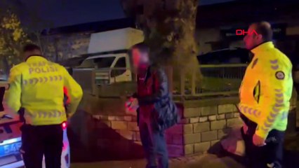 Bursa'da alkollü sürücü polislere zor anlar yaşattı: '50 santimden fazla yaklaşmayın, herkesi ararım'